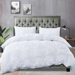 Polyester Floral Duvet Cover with Pillowcases Included