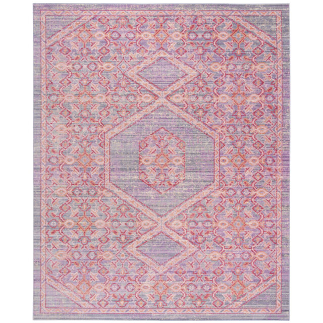 Trowbridge Looped Lavender/Fuchsia Rug
