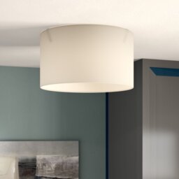 Paramus 22.5cm H Fabric Drum Lamp Shade ( Screw On )