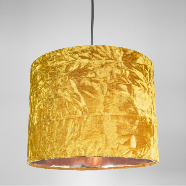 Velvet Drum Lamp Shade ( Screw On )