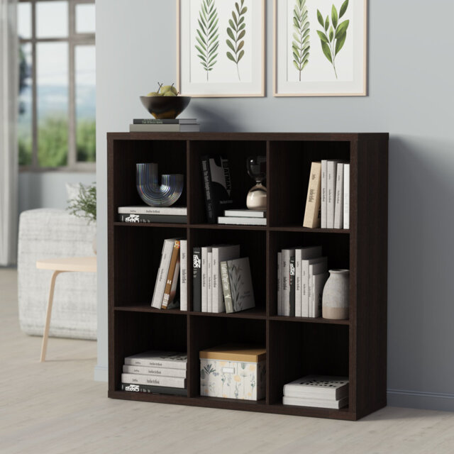 Decorative Storage 9 Cube Bookcase