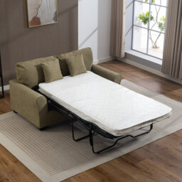 2 Seater Linen Blend Sofa Bed