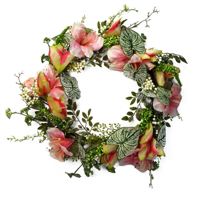 Faux Plastic 60cm Wreath