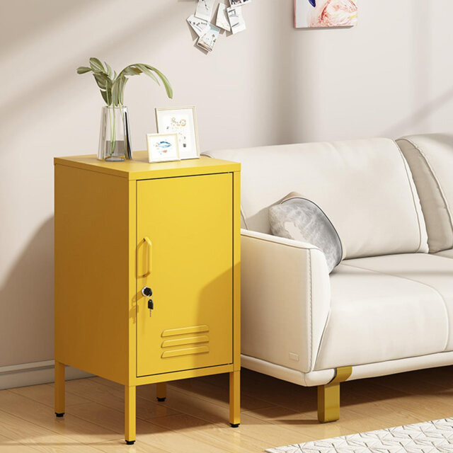 Metal Rectangle Accent Cabinet