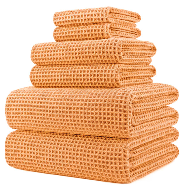 Bourges 6 Piece Quick Dry Bath Towels Multi-Size Set