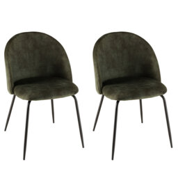 Luanna 47cm H Velvet Upholstered Side Chair