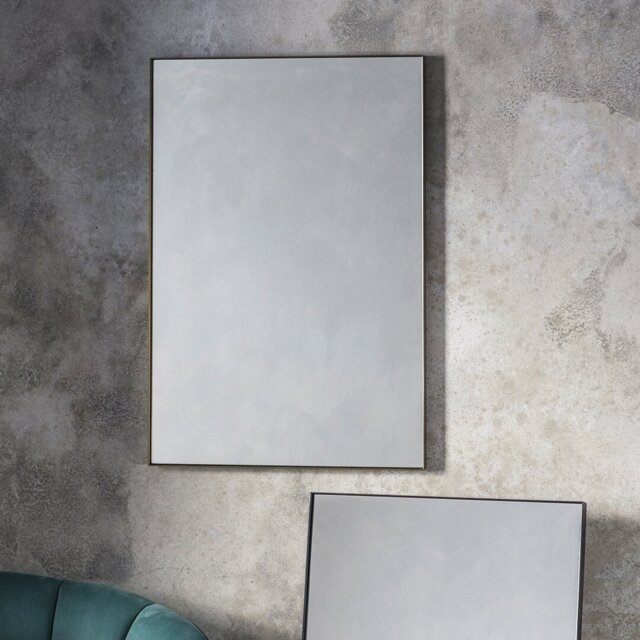 Brette Metal Flat Wall Mirror