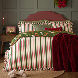 Twelve Days Striped Duvet Cover Set