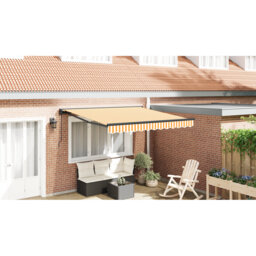 Brayden Studio Fabric Cover Retractable Door / Window Awning