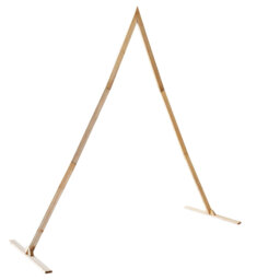 Vidaxl Wedding Arch Light Brown Solid Pine Wood Modern Garden Decor Outdoor