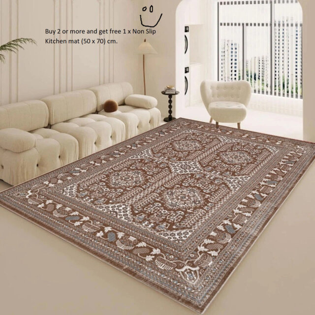 Modern Traditional Floral  Rugs Large Area Rug for Living Room Bedroom Carpet