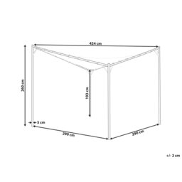 Avellina 3m x 3m Metal Pop-up Gazebo