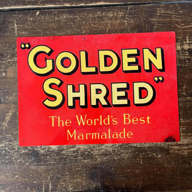 Golden Shred the Worlds Best Marmalademetal Wall DÃ©cor