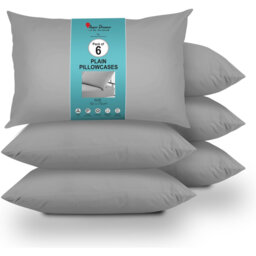 Premium Pack of 6 Microfiber Pillowcases - Soft, Durable & Breathable Bedding for a Restful Night’s Sleep