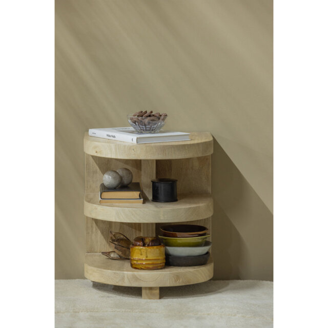 Darren Solid Wood Three Leg Coffee Table