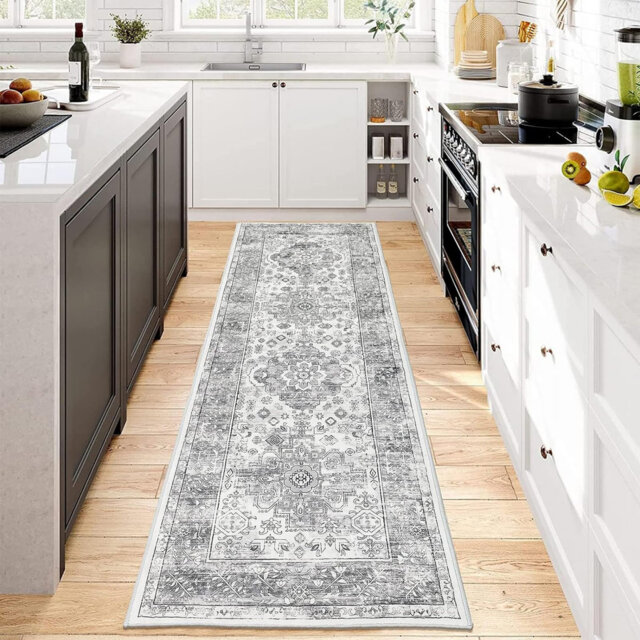 Floral Flatweave Area Rug