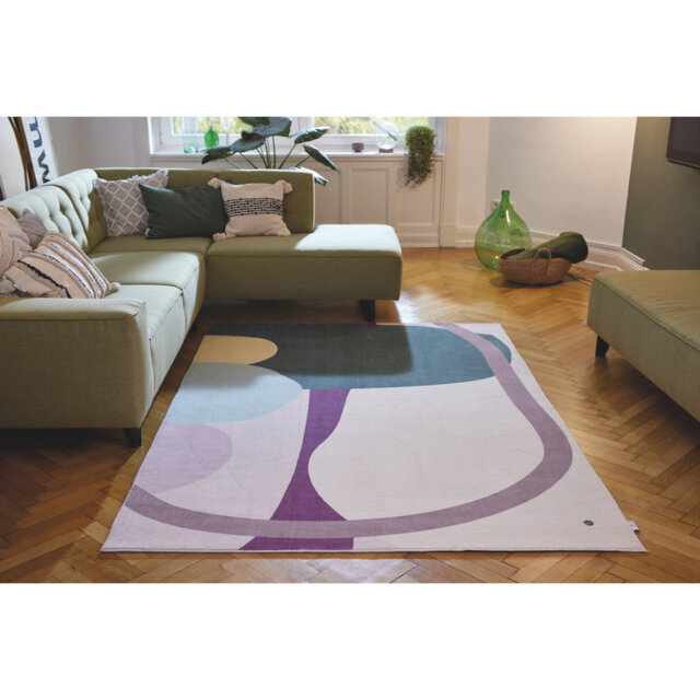 Shapes Green/Beige Rug