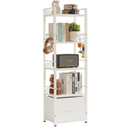 136cm H x 39cm W Metal Bookcase