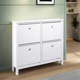 Cintron 16 Pair Solid Wood Shoe Storage Cabinet