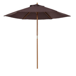 Brenlee 250cm Traditional Parasol with Pulley Lift