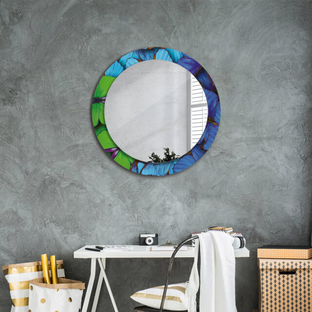 Huldar Glass Flat Wall Mirror