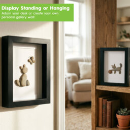 "Nicola Spring - 3D Box Photo Frame - 6"" x 6"" - White"