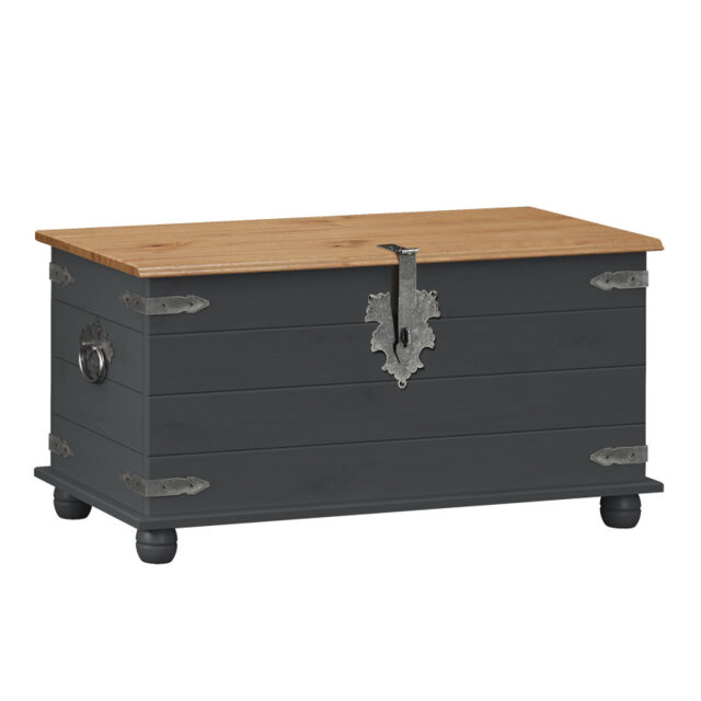 Chiasson Solid Wood 92cm W 0 - Drawer Chest of Drawers