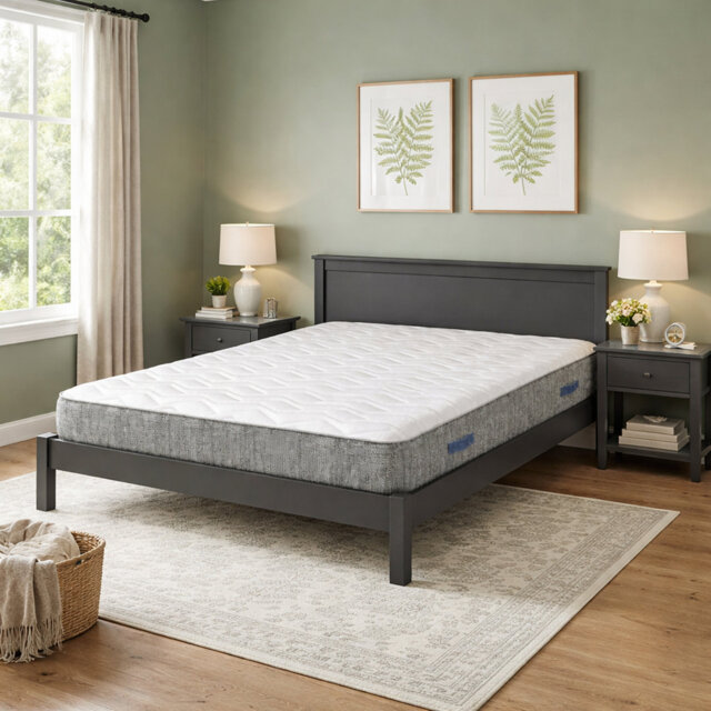 Premium Medium Pocket Spring Hybrid Mattress with Memory Foam and Handles