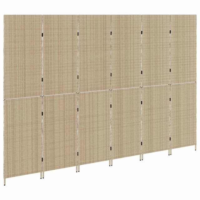 294cm W x 180cm H 6 - Panel Folding Room Divider