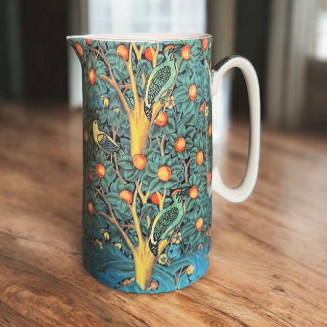 William Morris Orange Tree of Life 2 Pint Jug Vase