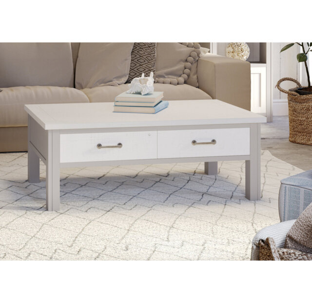 Boylon Solid Wood Four Leg Coffee Table