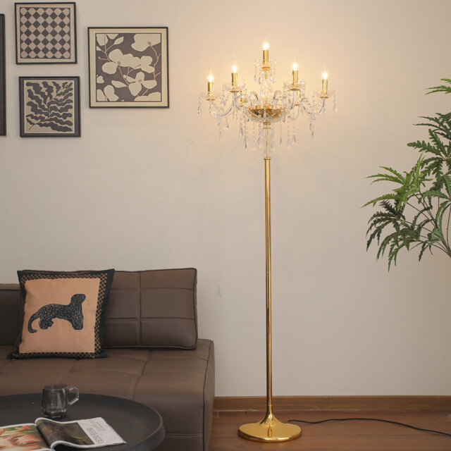 Geramina 141cm Candelabra Floor Lamp