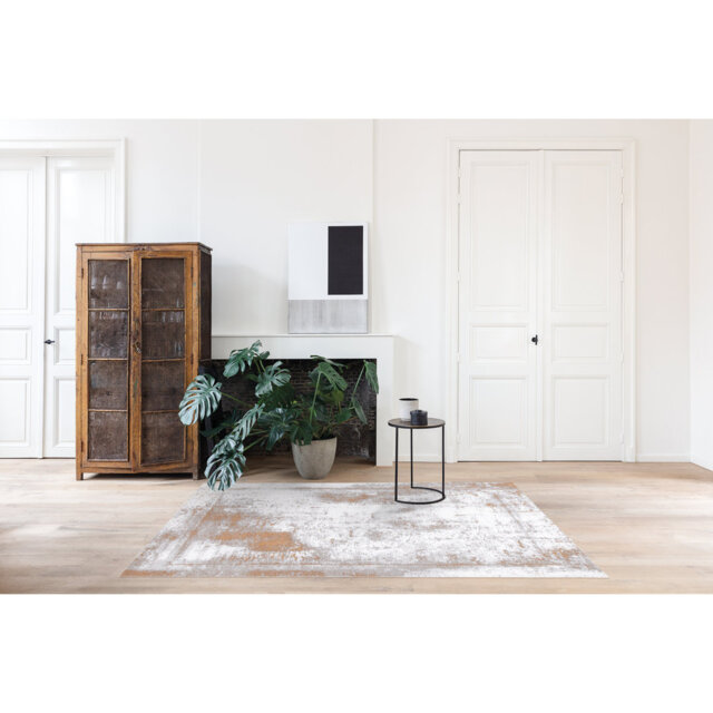 Saoirse New Argentella 8 Machine Woven Gold Ivory Rug