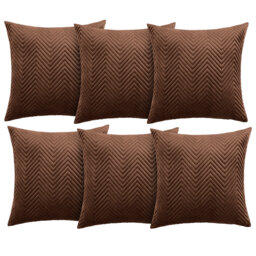Aspire Homeware Embossed Square Velvet Cushion Cover