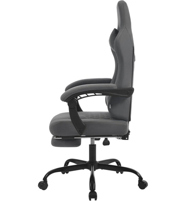 Gaming chair with massage function, computer chair with pocket spring cushion, ergonomic gamer chair, swivel chair with head cushion, lumbar cushion,