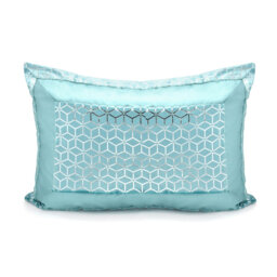 Rangely Luxury Metallic Geometric Foil Pattern Pillowsham