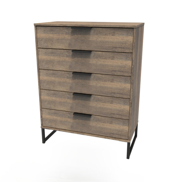 Fully Assembled Luecinda 5 - Drawer Chest of Drawers