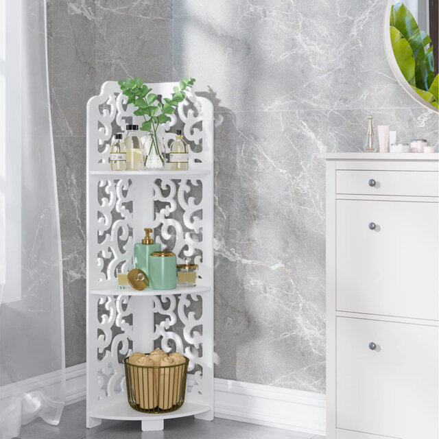 Algimantas 20Cm W x 86Cm H x 20Cm D Free-Standing Bathroom Shelves