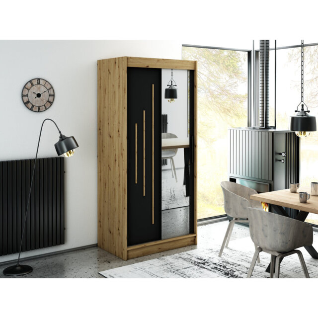 Limnia 2 Door Manufactured Wood Wardrobe