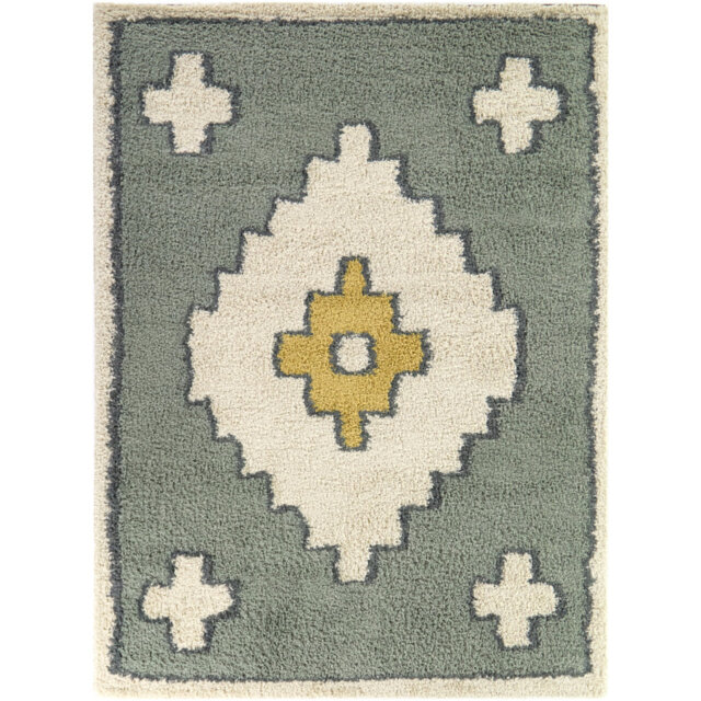 Rectangle 120 cm x 170 cm Moroccan Shaggy Area Rug