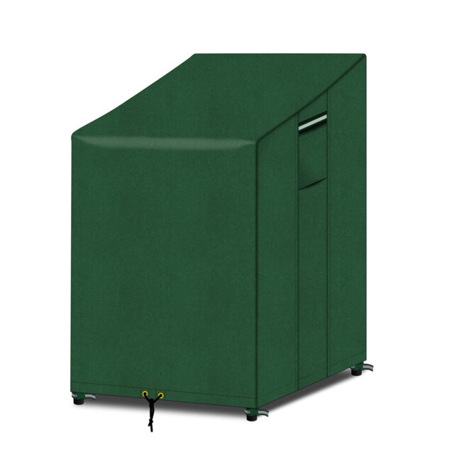 Waterproof 600D Oxford Fabric Chair Cover with Air Vent, Outdoor Stacking Chair Protection