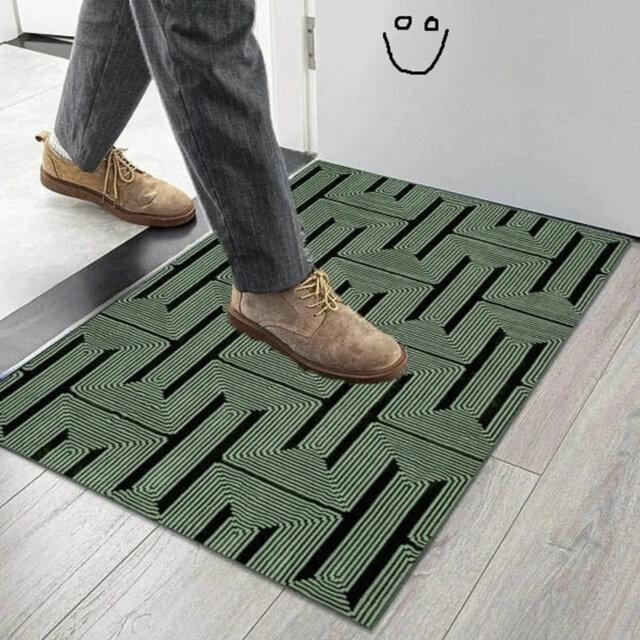 New Stylish Geometric Area Rug Abstract Textured Carpet For Living Room Bedroom Special Size Long Hallway Floor Mats Small Door Mats