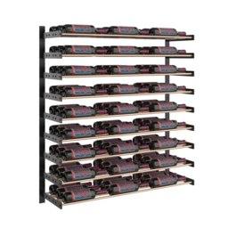 81 Bottle Wall Mounted Wine Bottle Rack