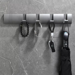 Aleashia 4 - Hook Wall Mounted Coat Rack
