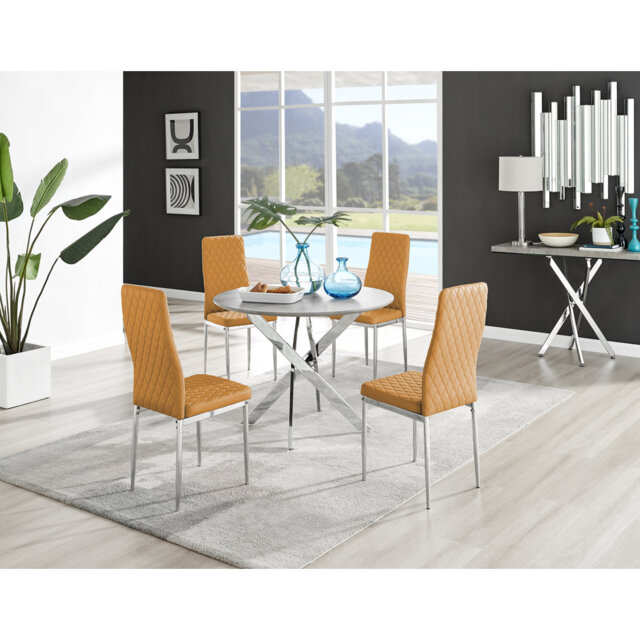 Eubanks 4 - Person Dining Set