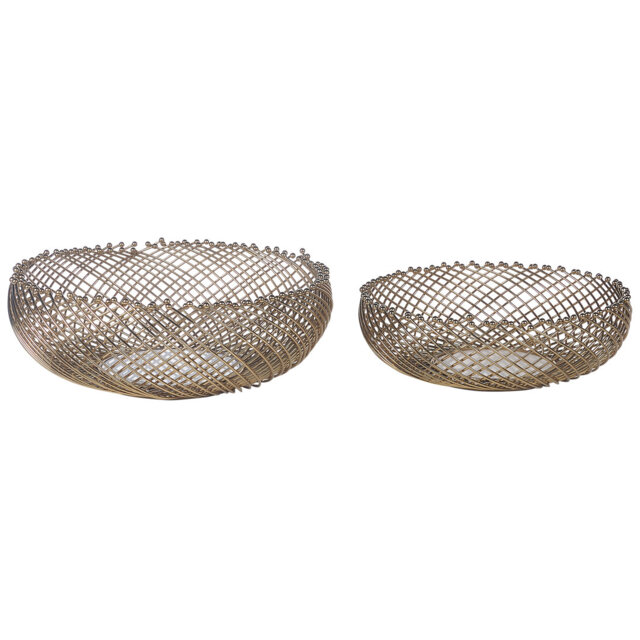 Allya Metal Decorative Bowl 2