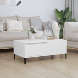 Laurinburg Four Leg Coffee Table with Storage