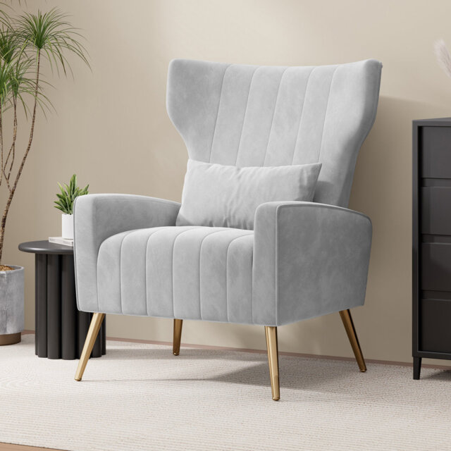 Velvet Accent Chair