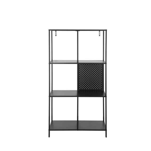 Agiato 144cm H x 75cm W Stainless Steel Standard Bookcase