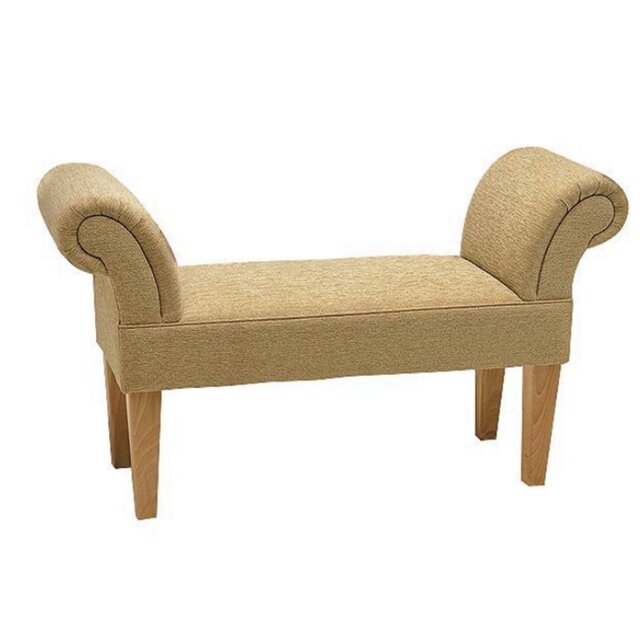 Fallston Polyester Upholstered Bench